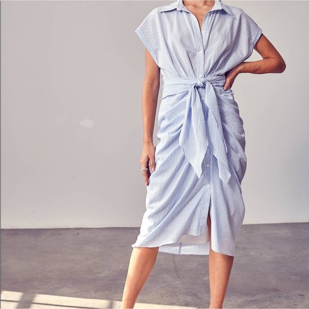 DO+BE Short Sleeve Shirt Dress